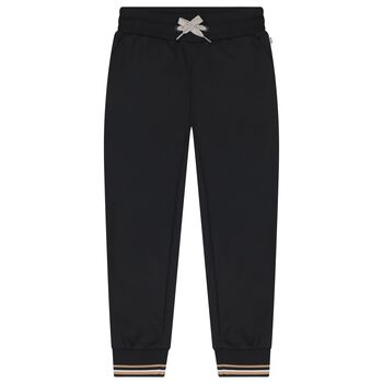 Boys Black Joggers