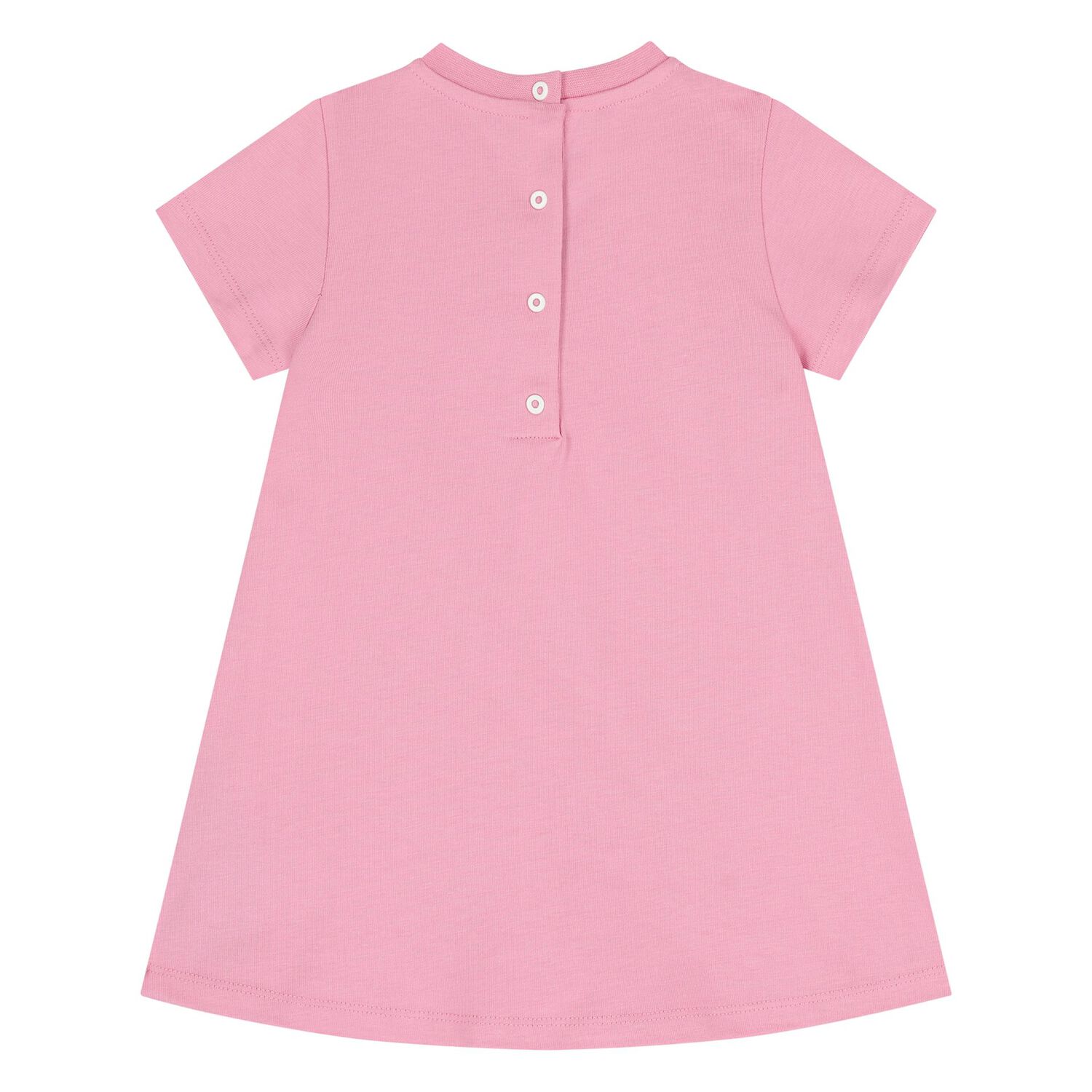 Younger Girls Pink Logo Dress Set , 1, hi-res