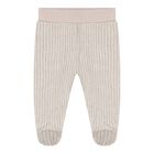 Baby Boys Ivory & Beige Trousers Set, 1, hi-res