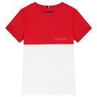 طقم شورت أحمر وأبيض والكحلي للأولاد, 2, hi-res