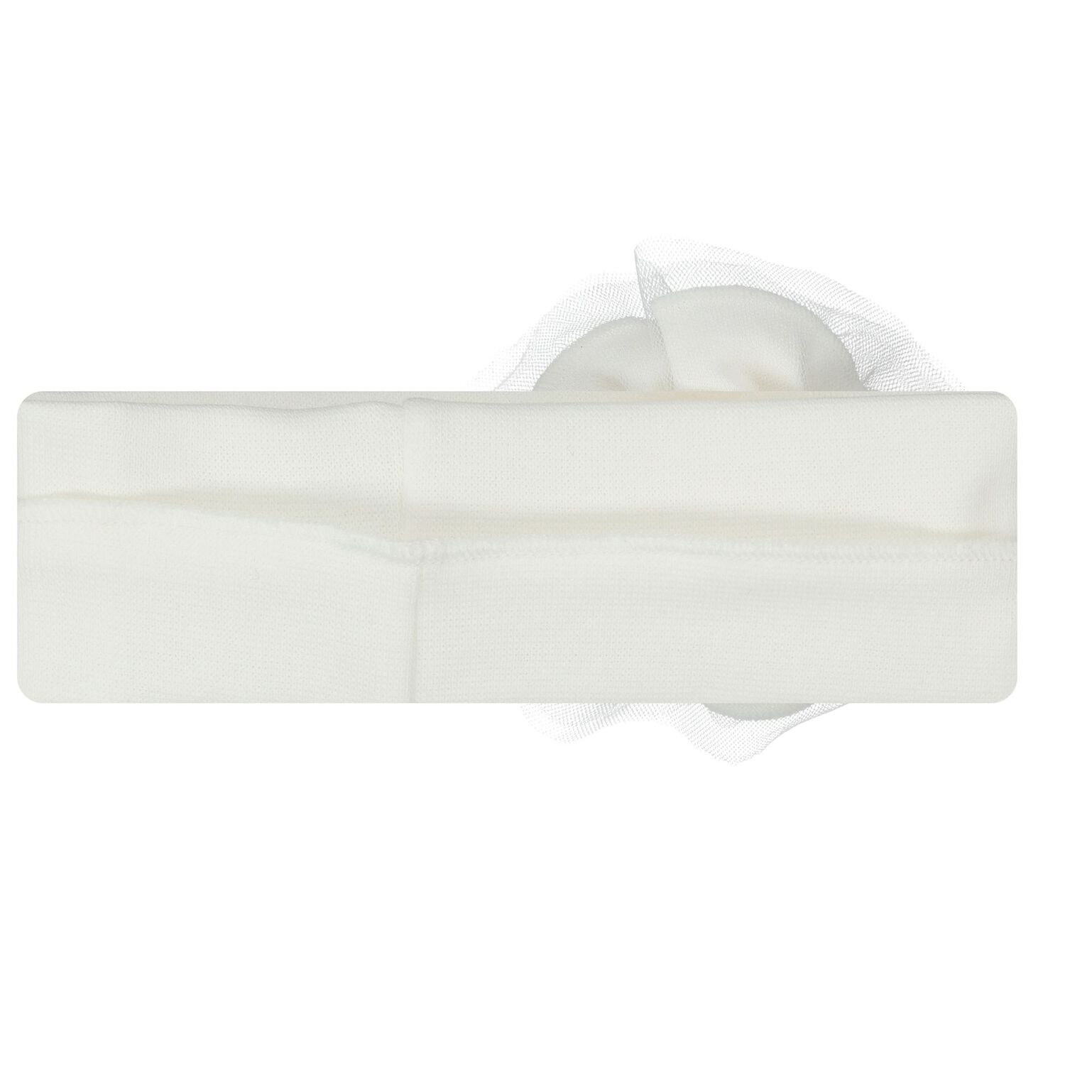 Baby Girls Ivory Flower Headband, 1, hi-res