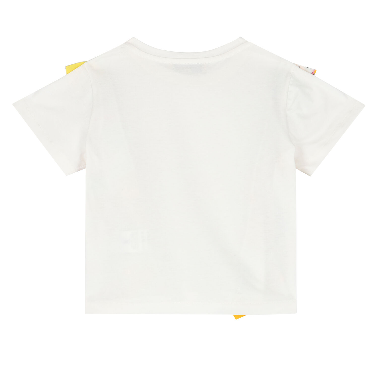 توب مكشكش باللون الأبيض للبنات, 1, hi-res