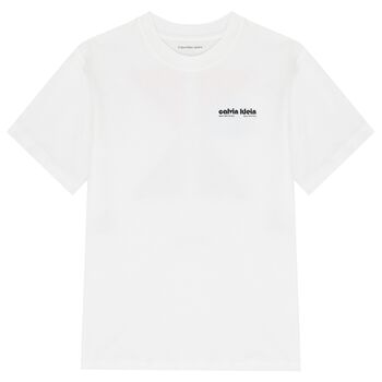 Boys White Logo T-Shirt