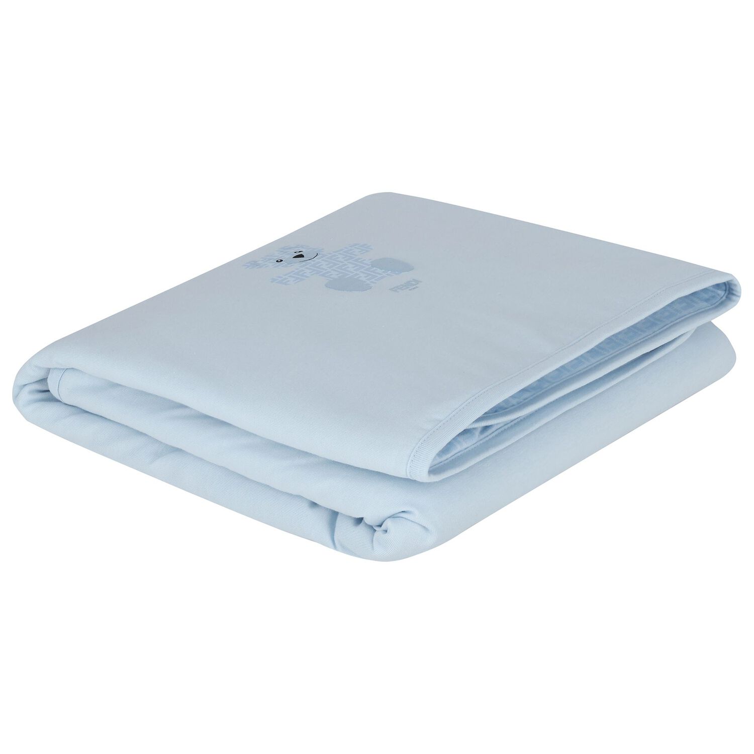 Baby Boys Blue Teddy Bear Logo Blanket, 3, hi-res image number null