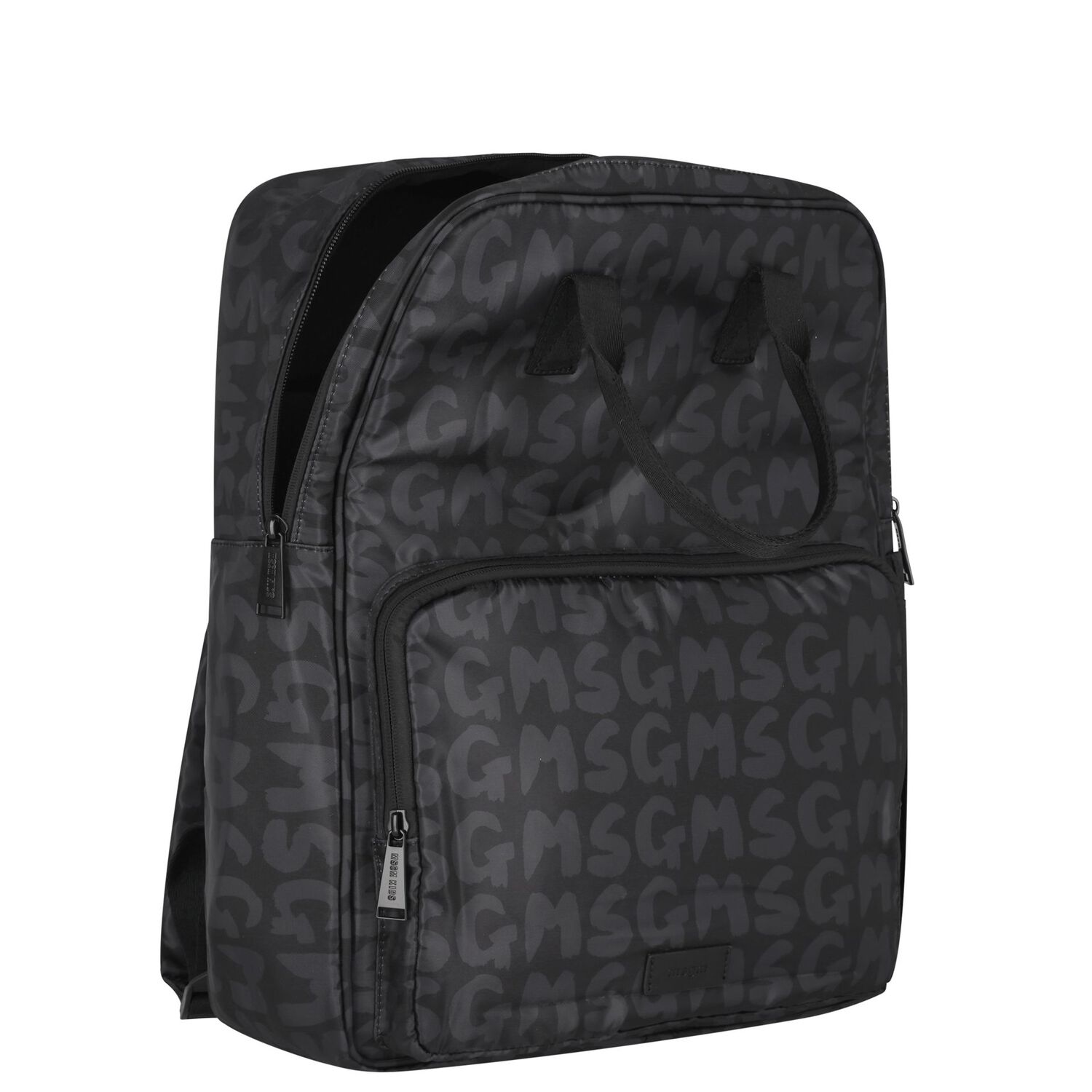 Girls Black Logo Backpack, 1, hi-res image number null