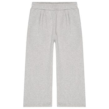 Girls Grey Logo Trousers