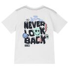 طقم شورت أبيض وأخضر للأولاد, 1, hi-res