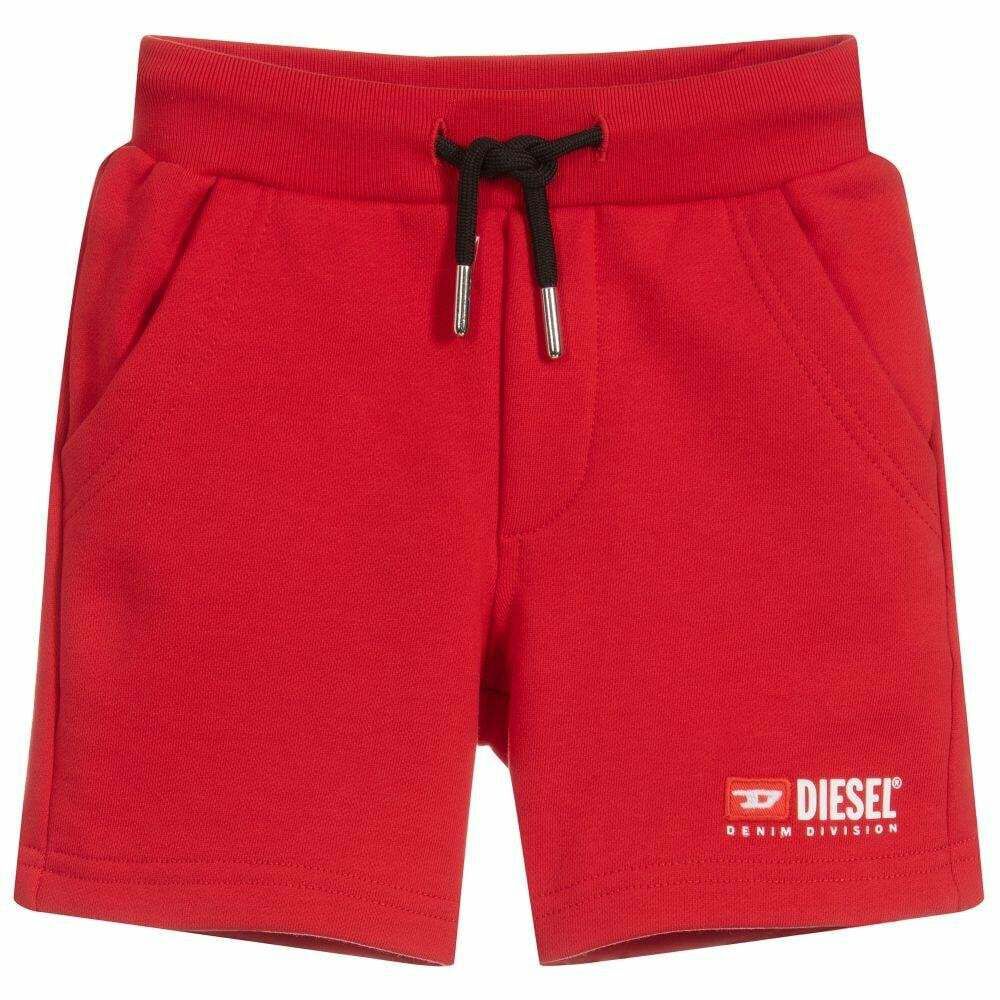 Boys red jersey shorts 2025