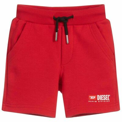 Boys Red Jersey Shorts