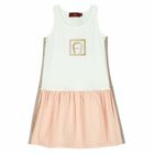 Girls Pink & White 2 Piece Dress Set , 1, hi-res