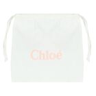 Younger Girls Pink Logo Swimsuit, 1, hi-res