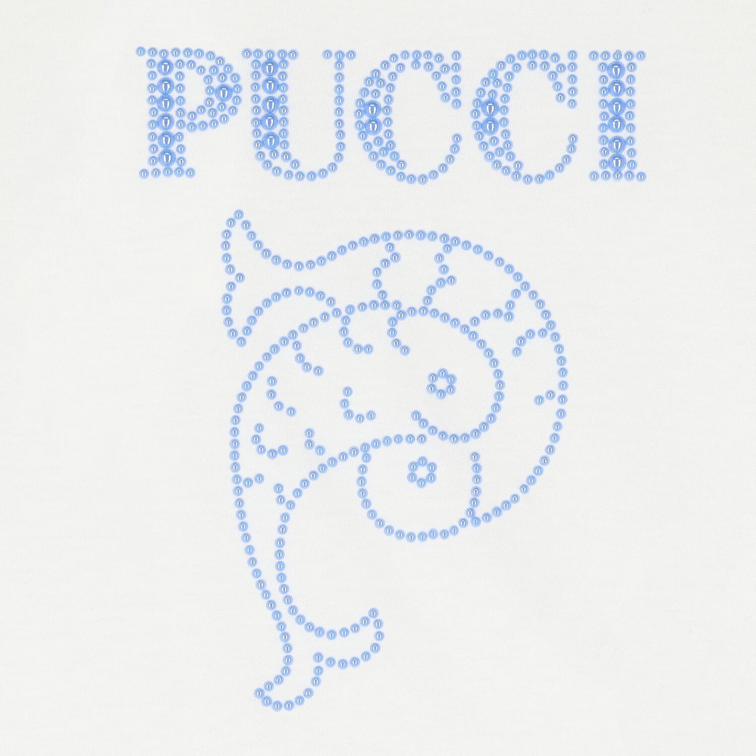 تيشيرت بنات مزين بالشعار باللون العاجي, 1, hi-res