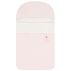 Baby Girls Pink Teddy Bear Logo Nest, 1, hi-res