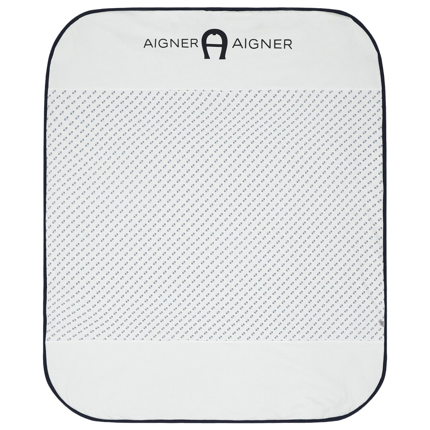 بطانية أولاد بالشعار باللون الأبيض والكحلي, 3, hi-res