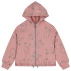 Girls Pink & Grey Teddy Bear 3 Piece Tracksuit, 2, hi-res