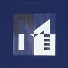 Boys Navy Blue Logo T-Shirt, 1, hi-res