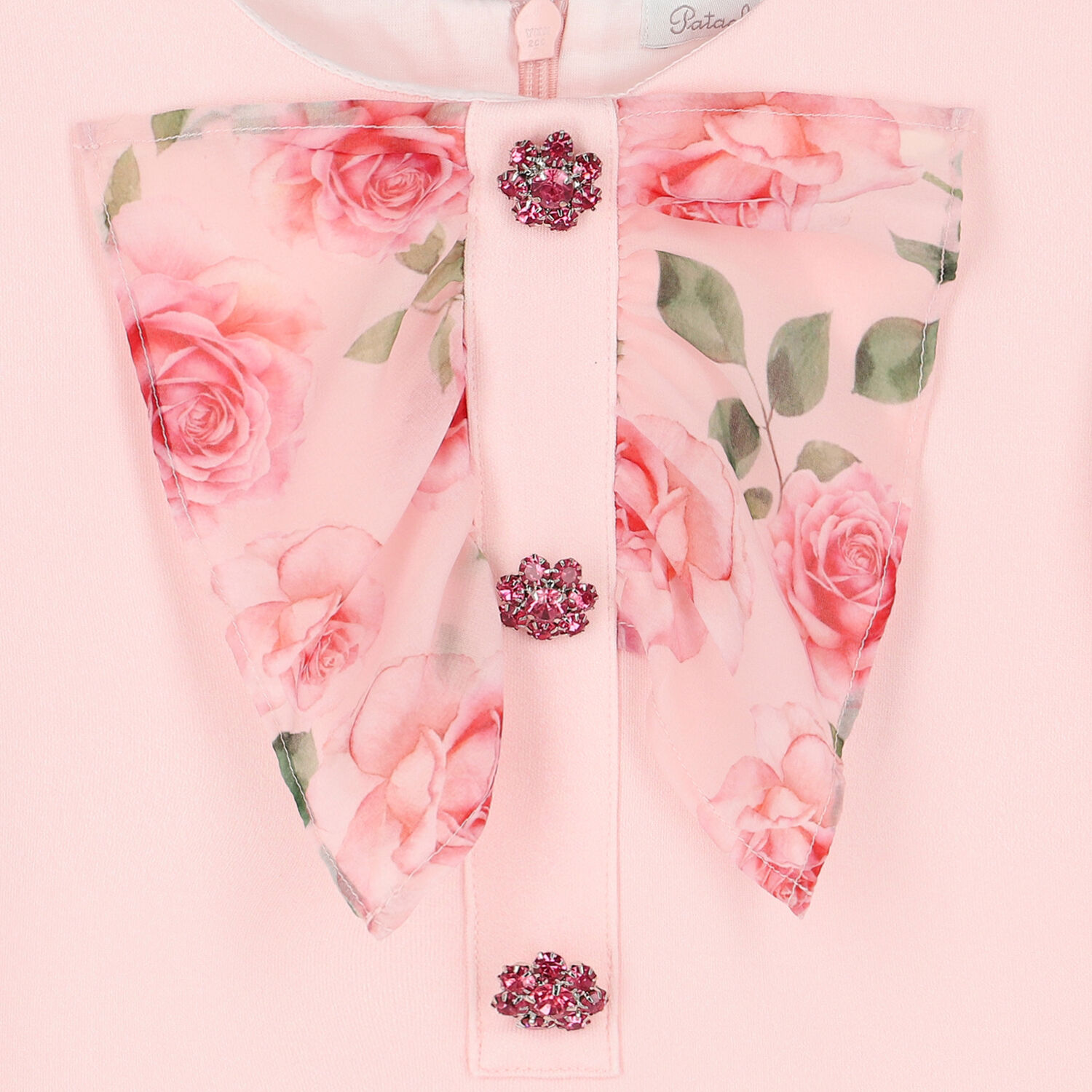 فستان بنات بالزهور باللون الوردي, 1, hi-res