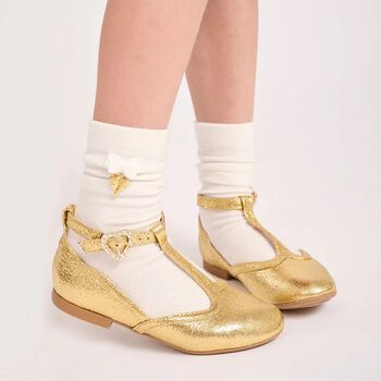 Girls Gold Shoes