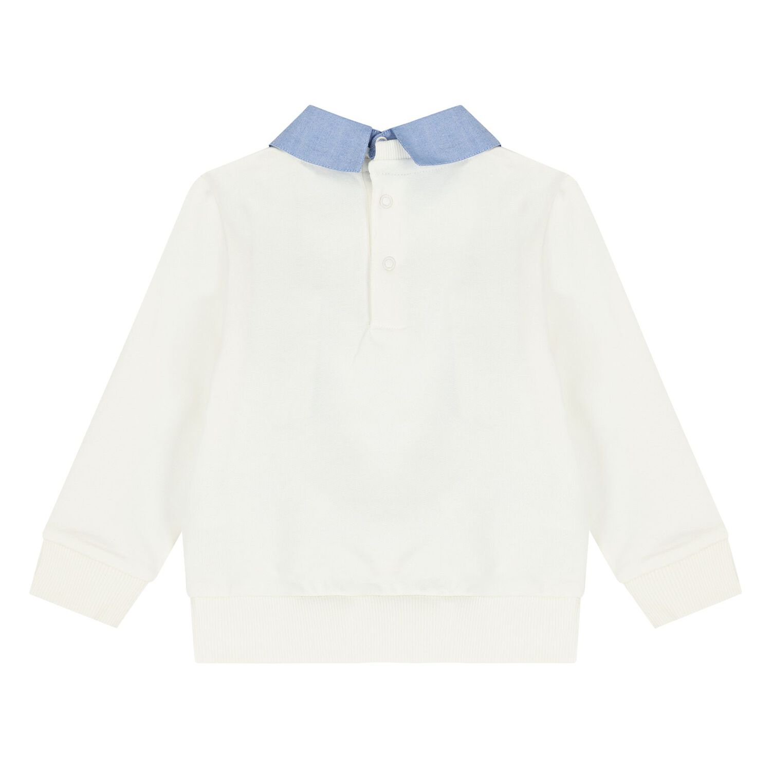 طقم بنطلون اولاد بالشعار بطبعه تيدى بير باللون العاجى و الازرق , 1, hi-res