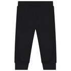 Baby Boys Black Logo Tracksuit, 1, hi-res