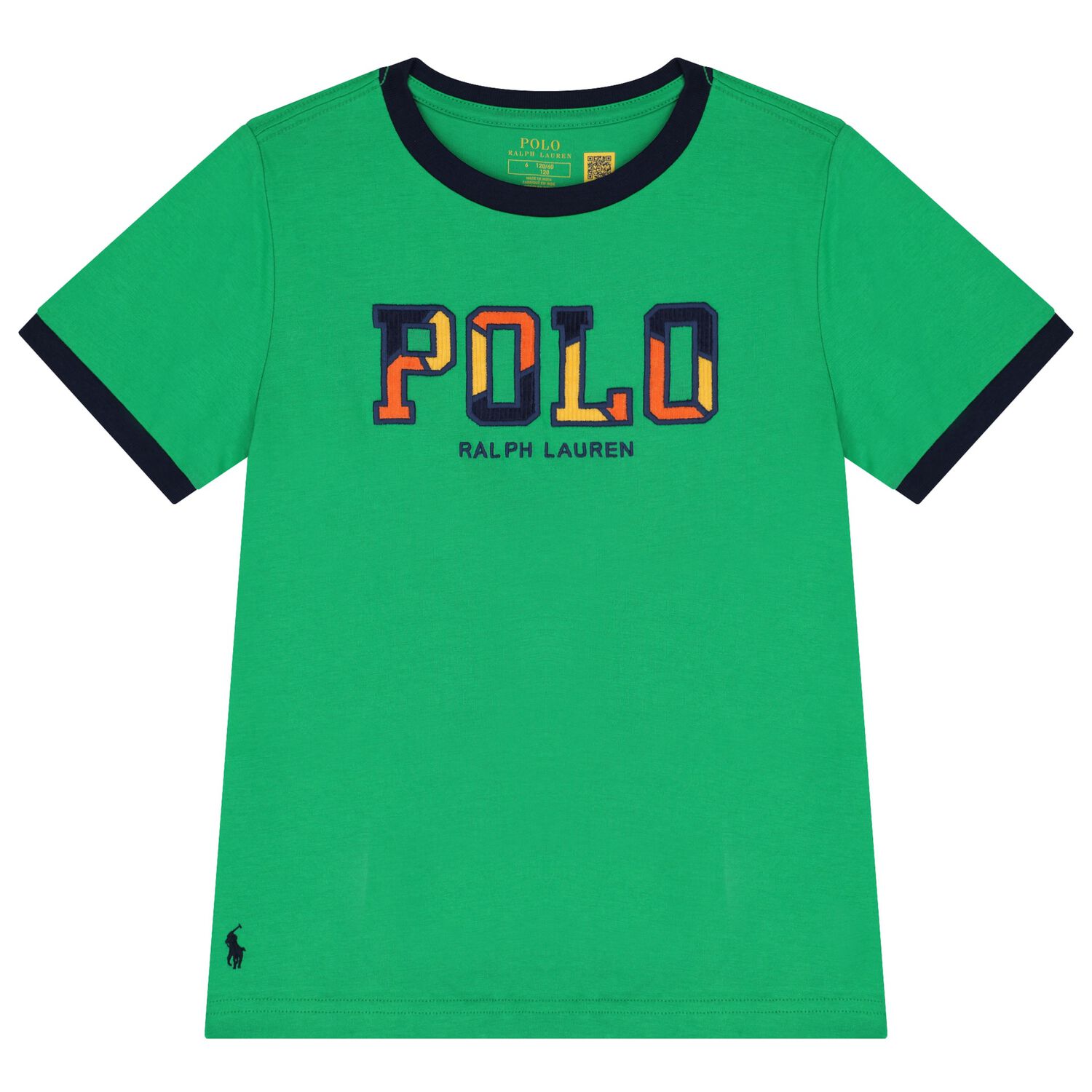 Boys Green Logo T-Shirt, 1, hi-res