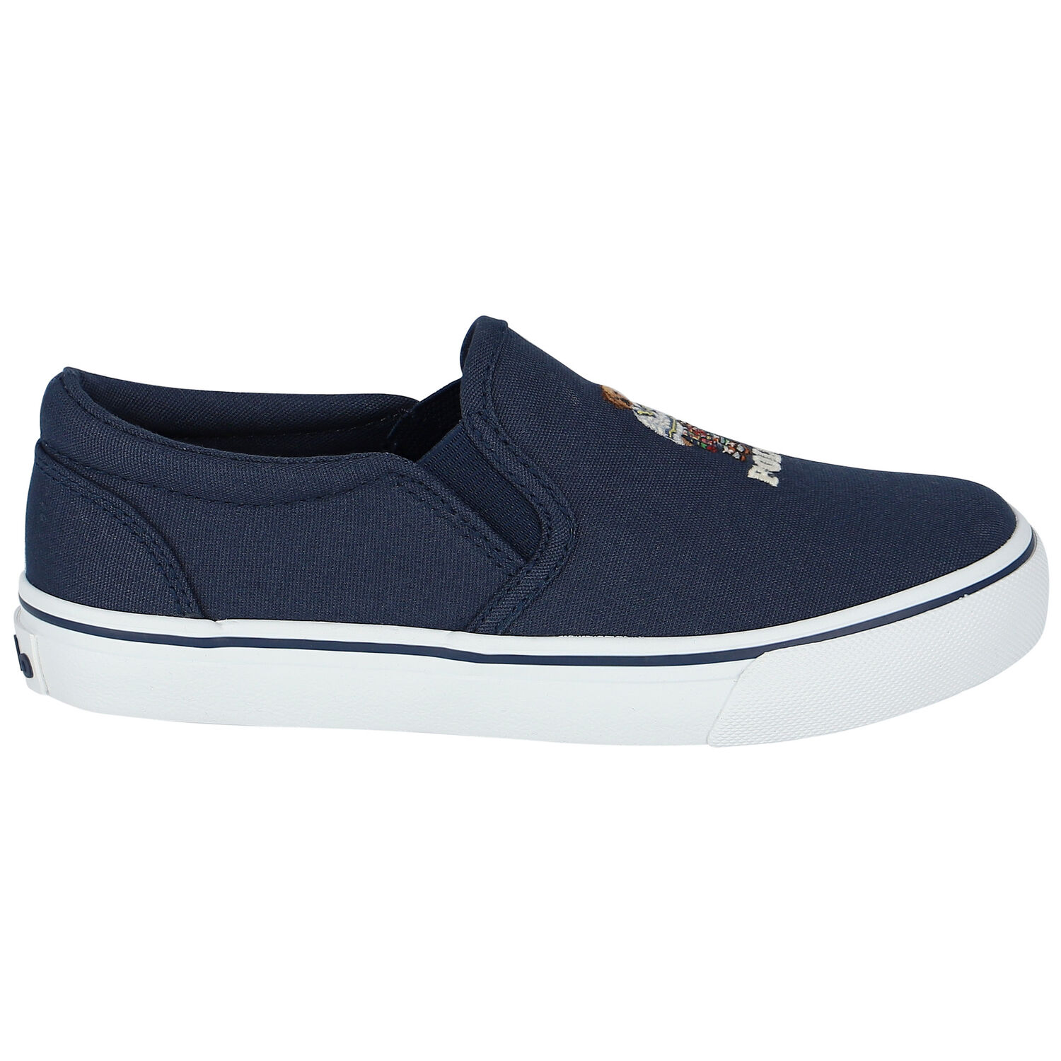 Boys Navy Polo Bear Trainers, 1, hi-res image number null