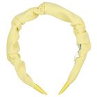 Girls Yellow Crepe Headband, 3, hi-res