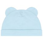 Blue & White Teddy Bear Logo Babygrow Gift Set, 3, hi-res