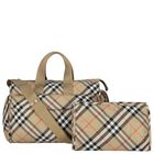 Beige Check Baby Changing Bag, 1, hi-res