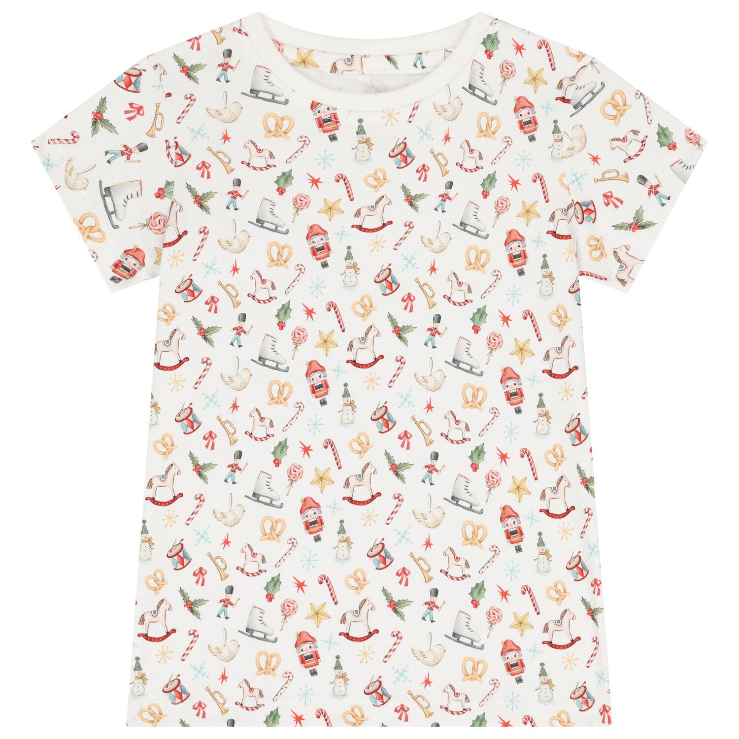 White Festive Pyjamas, 1, hi-res image number null
