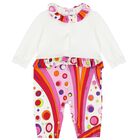 طقم هدايا فونتان بيبي جرو باللون الأبيض والوردي للبنات, 1, hi-res