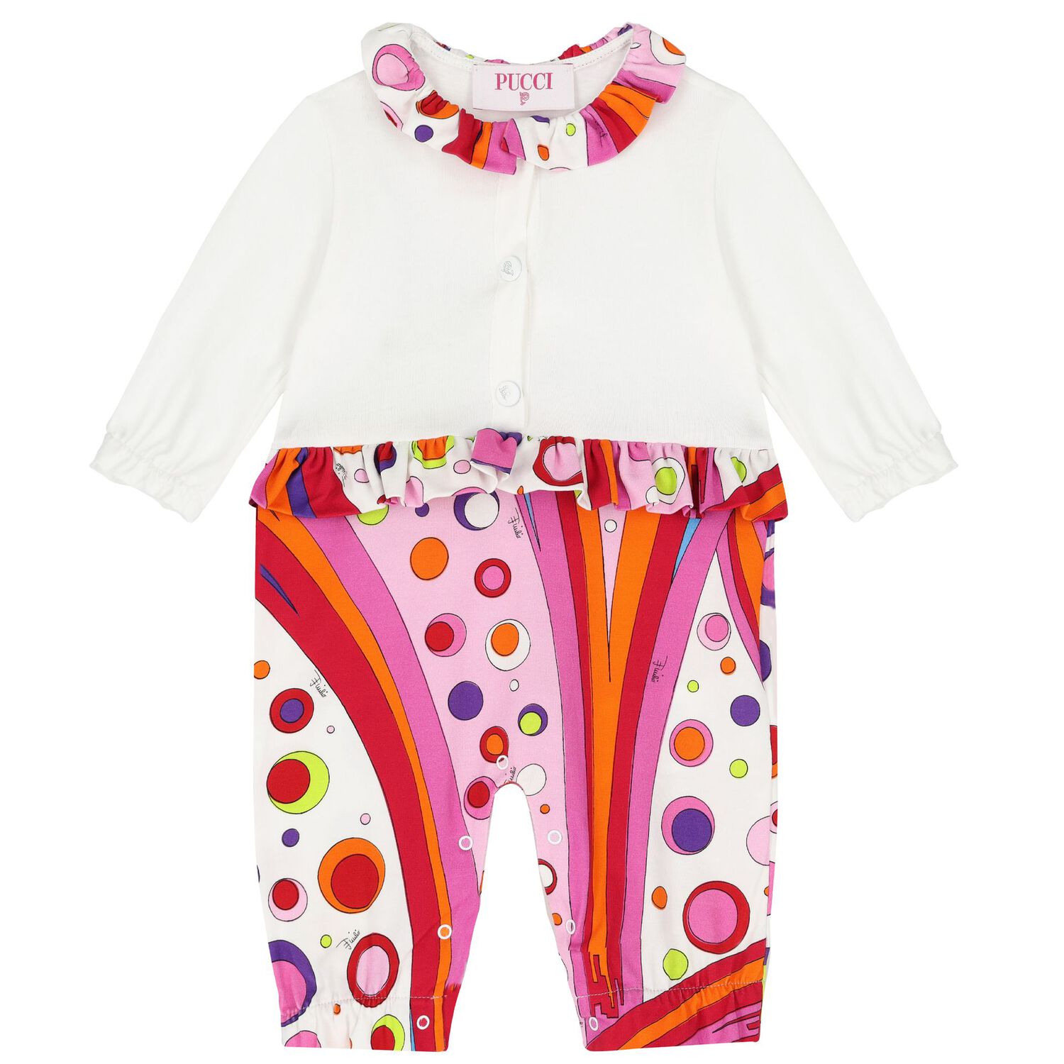 طقم هدايا فونتان بيبي جرو باللون الأبيض والوردي للبنات, 1, hi-res