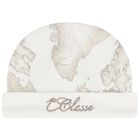 طقم ملابس أطفال بطبعة خريطة جغرافية باللونين العاجي والبيج, 3, hi-res