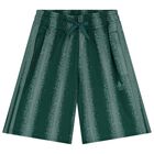 Boys Green Logo Minecraft Shorts, 1, hi-res