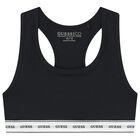 بيكيني أسود بشعار للبنات, 2, hi-res