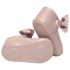 Baby Girls Pink Bow Pre Walker Shoes, 4, hi-res