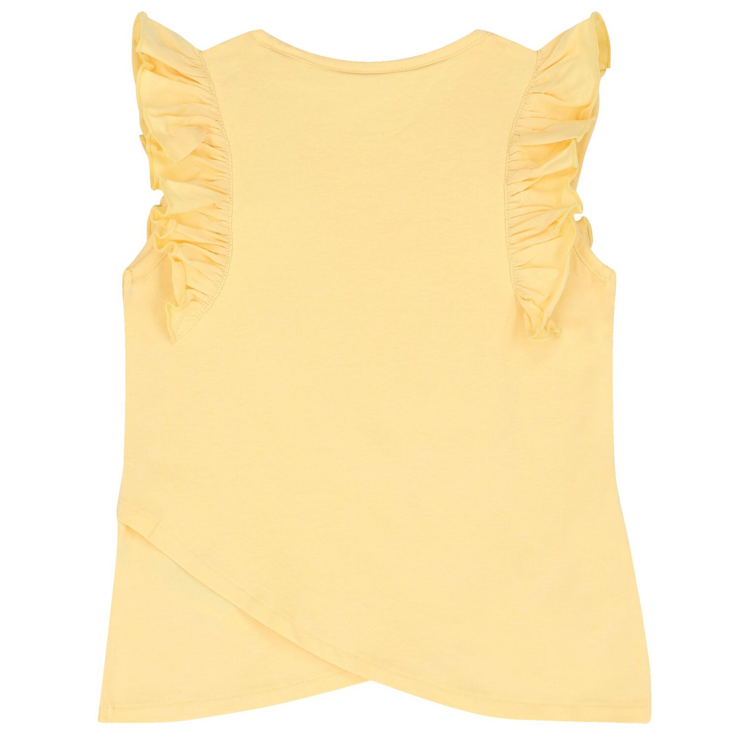 طقم بنات شورت باللون الأصفر والكحلي, 1, hi-res