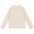 طقم بنات فستان بشعار القلب باللون البيج والأسود, 1, hi-res