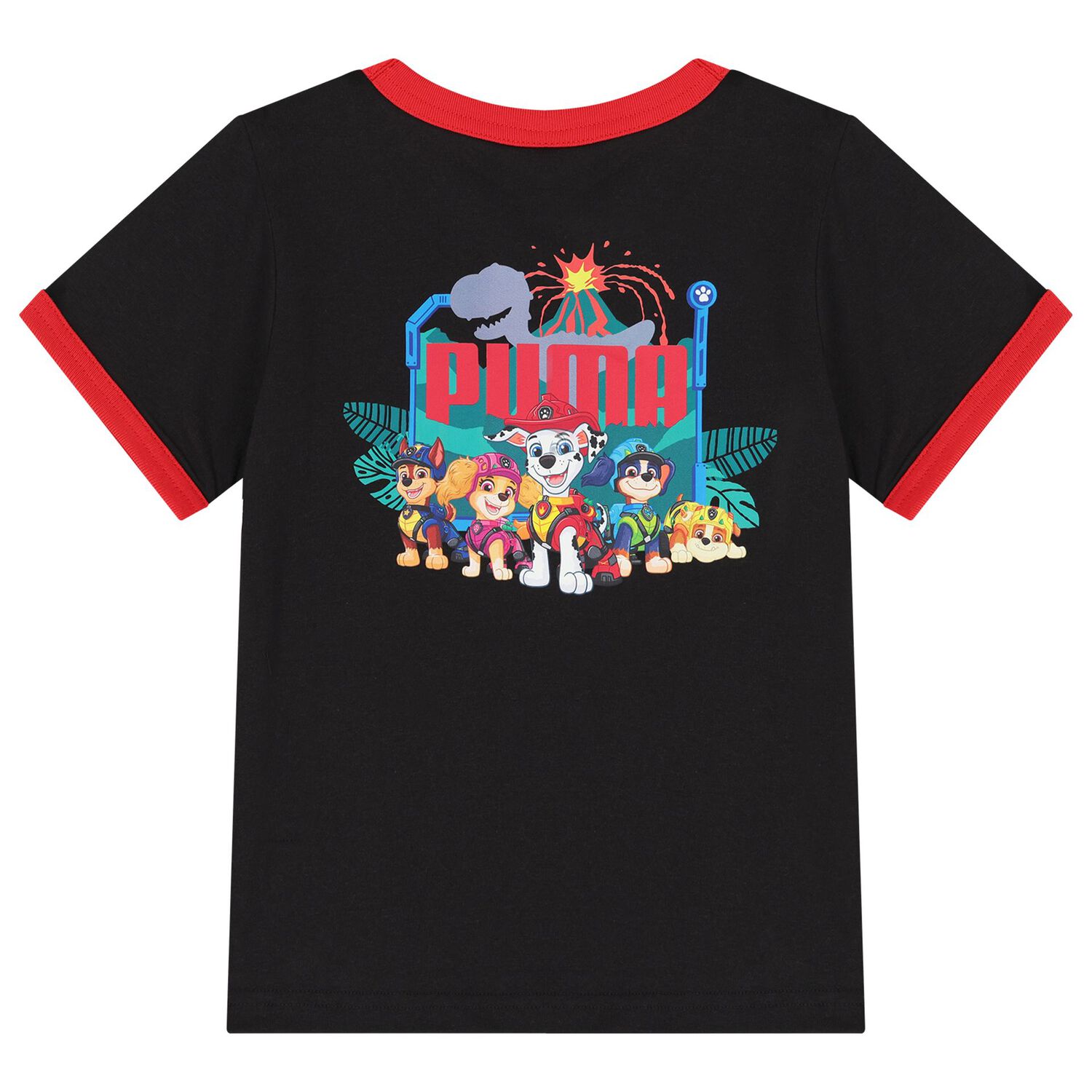 Boys Black & Red Logo Paw Patrol T-Shirt, 1, hi-res