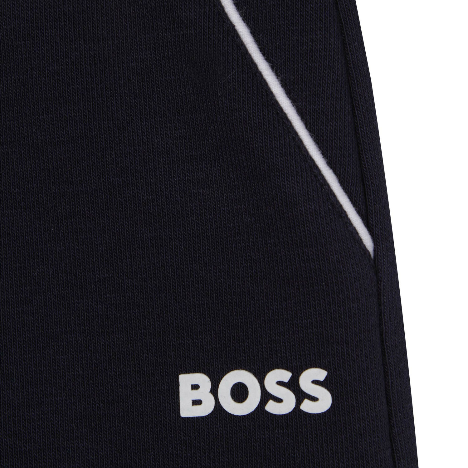 بنطلون رياضى أولاد بالشعار باللون الكحلى, 1, hi-res