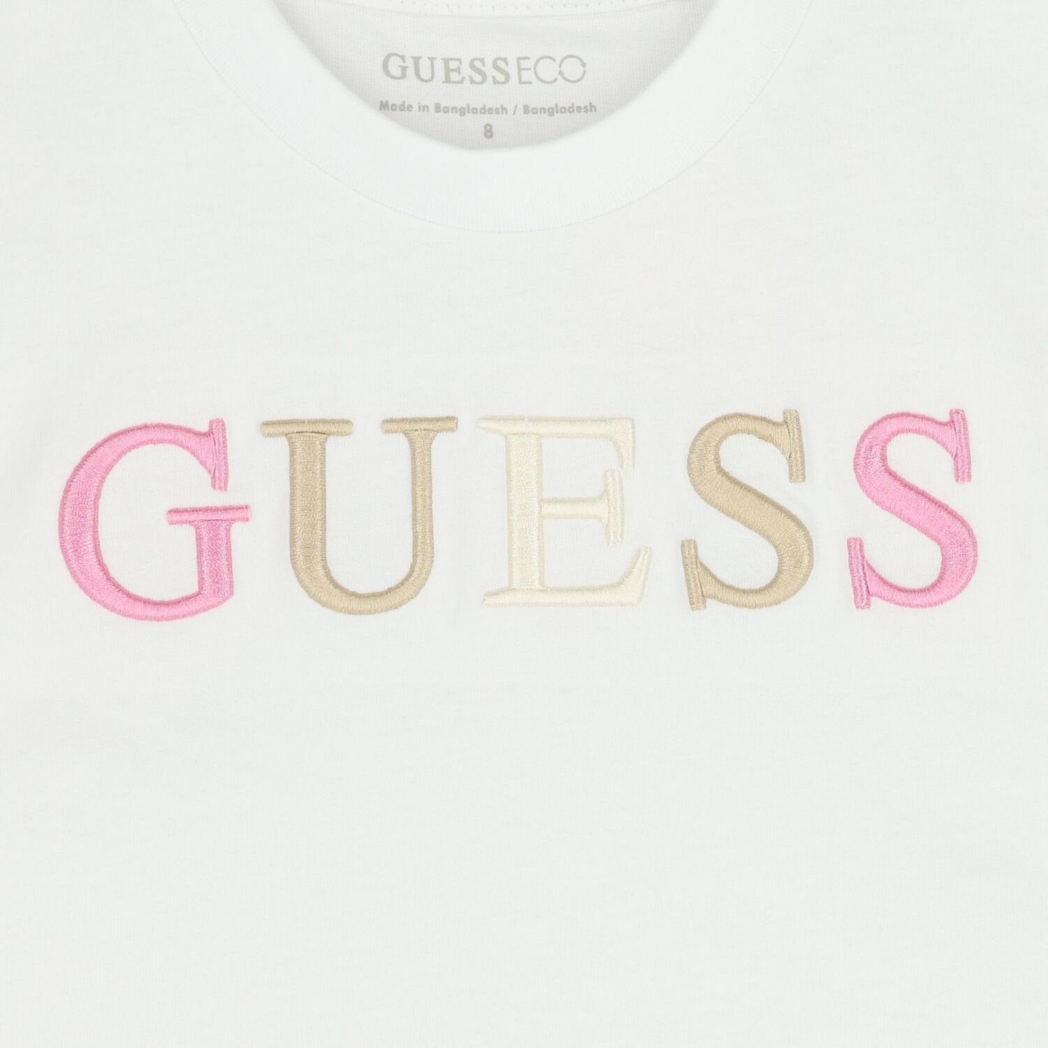 تيشيرت بنات بالشعارباللون الابيض , 2, hi-res