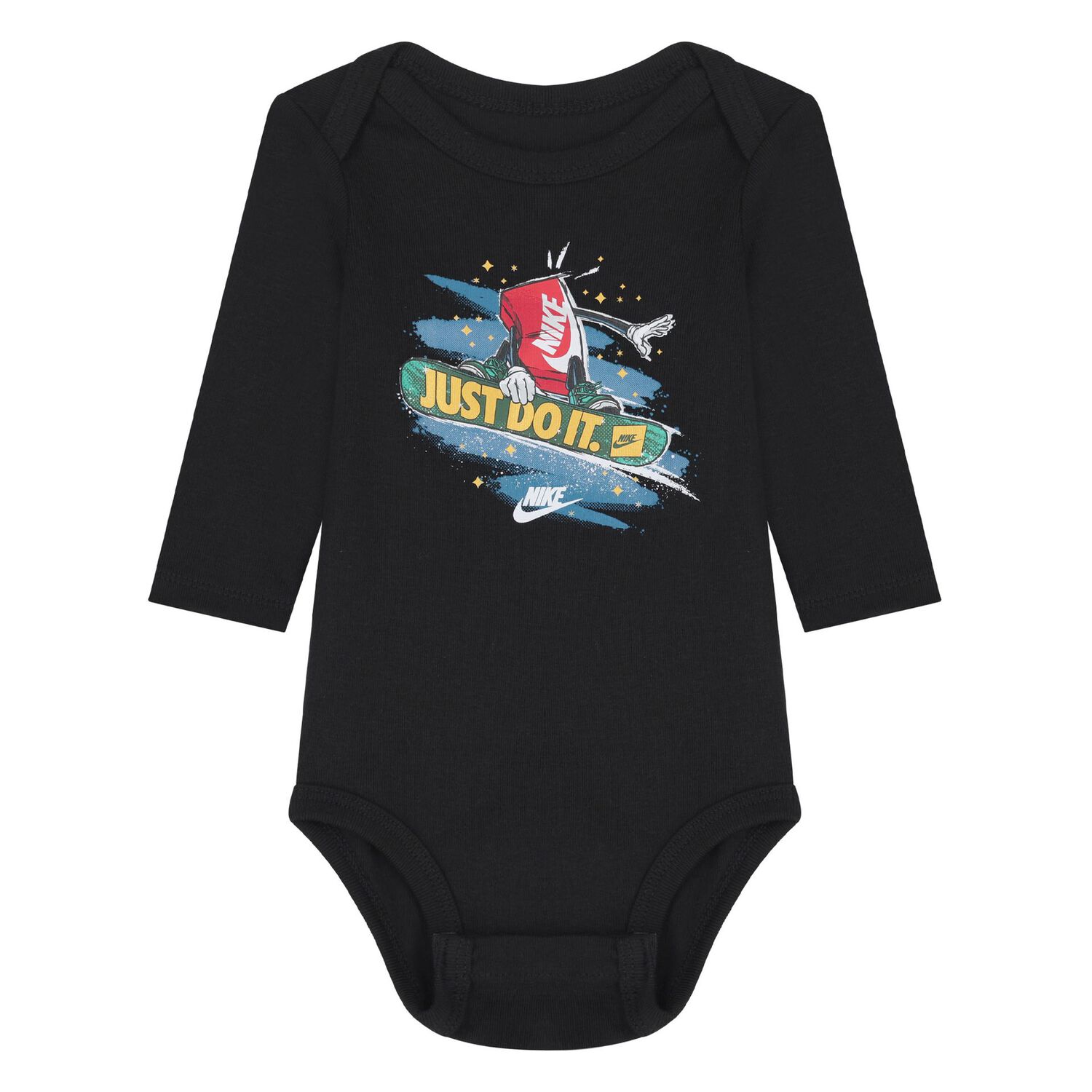 Baby Boys Black Logo Bodysuit Gift Set, 1, hi-res