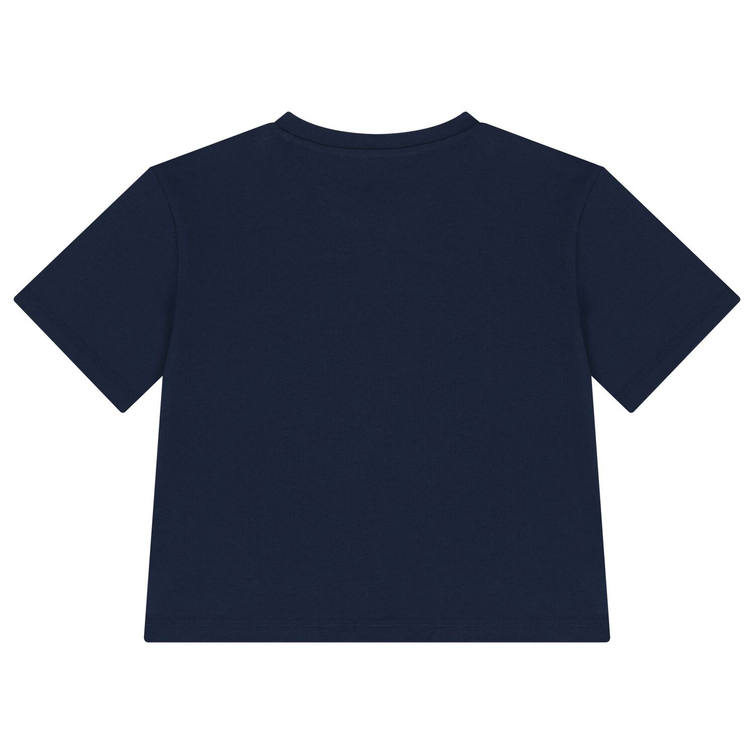 Girls Navy Blue Logo T-Shirt, 3, hi-res