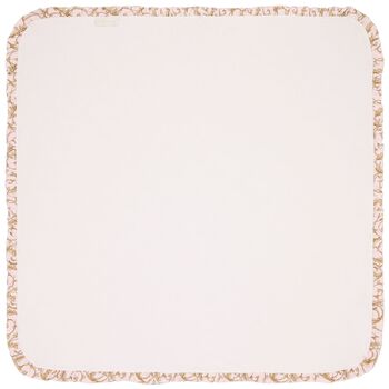 بطانية بنات  باللون الوردي والذهبي للأطفال