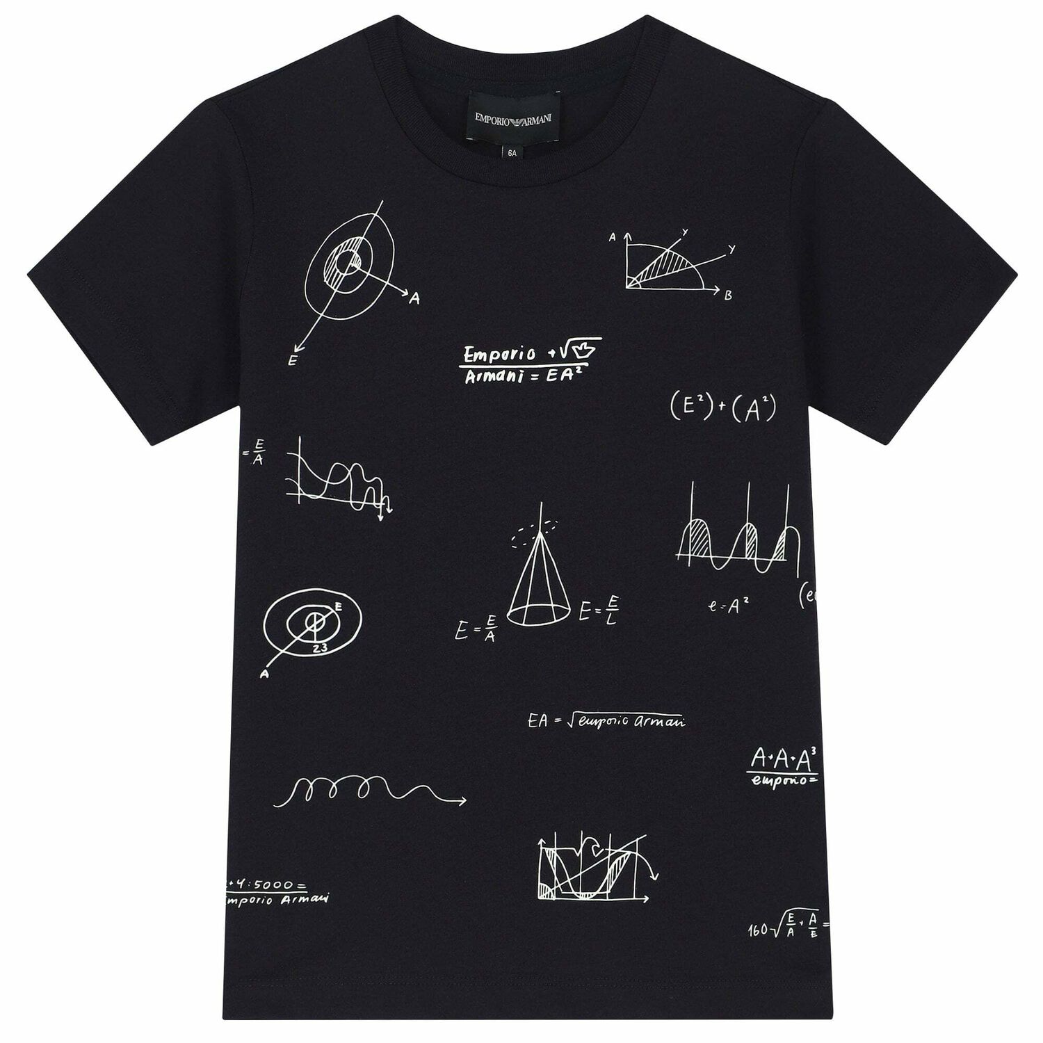 تيشيرت بالشعار باللون الكحلى للاولاد, 2, hi-res