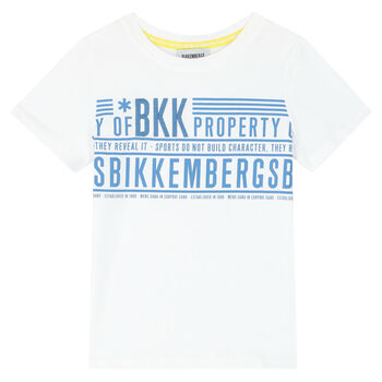 Boys White Logo T-Shirt