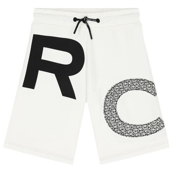 Boys Ivory Logo Shorts