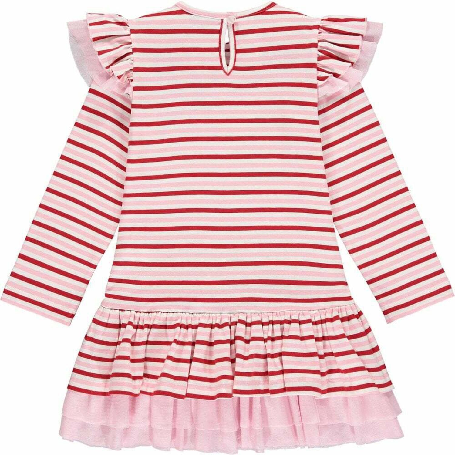 فستان باللون الزهرى والاحمر, 1, hi-res