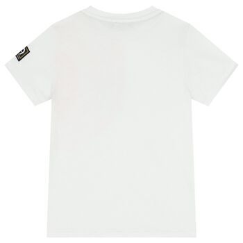 Boys White Logo T-Shirt