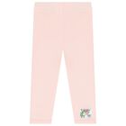 Younger Girls Pink Logo Leggings Set, 1, hi-res